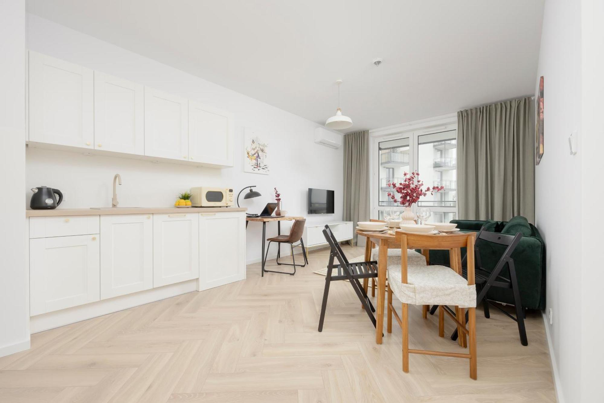Modern Apartment With Balcony Near Aleje Jerozolimskie By Noclegi Renters Варшава Экстерьер фото
