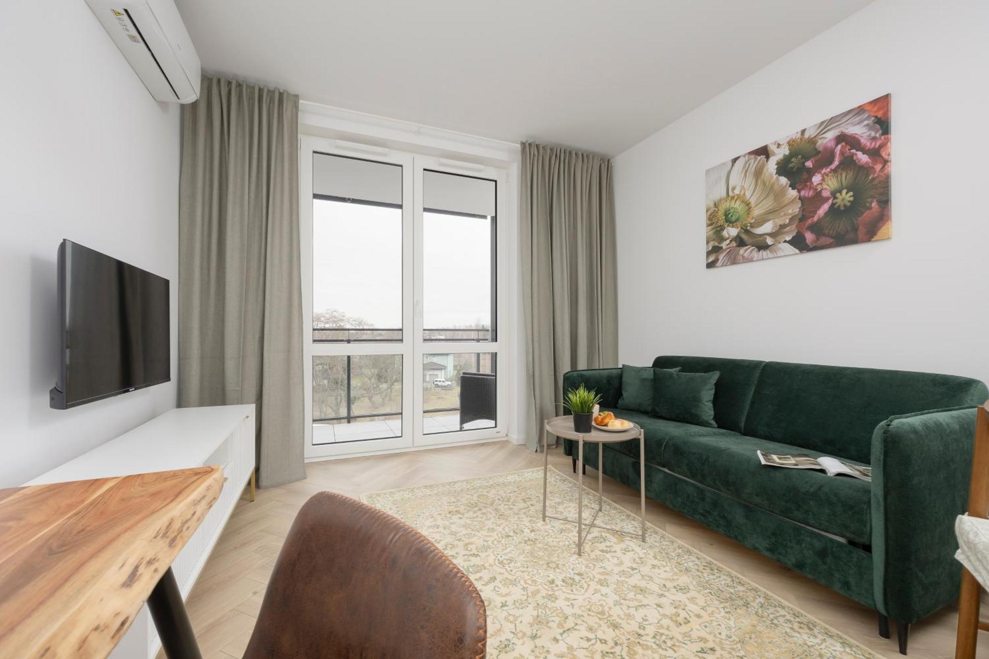Modern Apartment With Balcony Near Aleje Jerozolimskie By Noclegi Renters Варшава Экстерьер фото