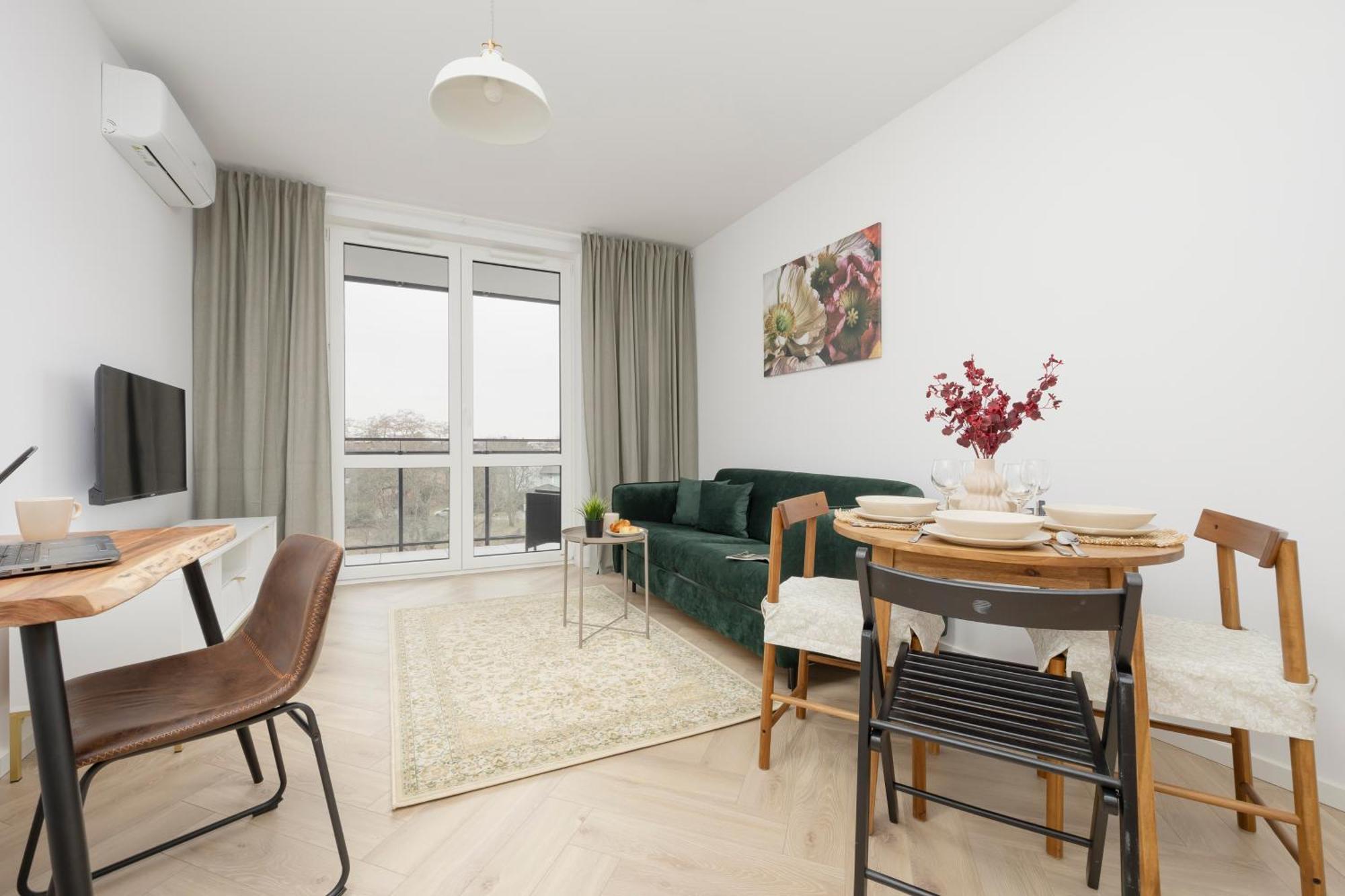 Modern Apartment With Balcony Near Aleje Jerozolimskie By Noclegi Renters Варшава Экстерьер фото